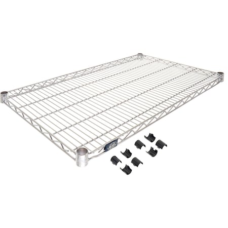 Nexel Chrome Wire Shelf 36inW x 21inD S2136C